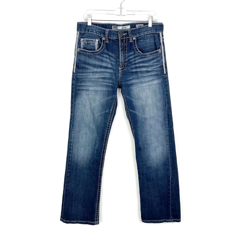 BKE Mens Jeans Jake Straight Leg 32R